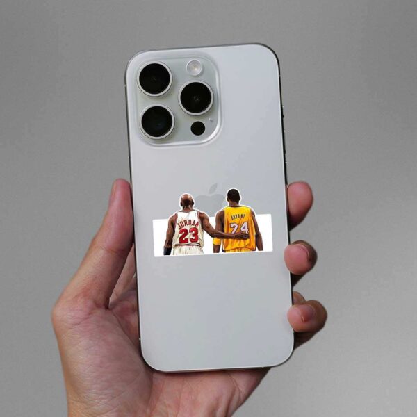 Michael Jordan Kobe Bryant Sticker
