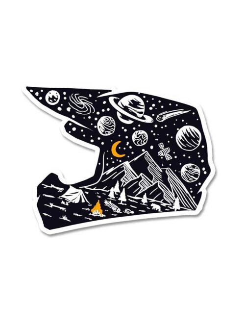 Midnight Hemet Sticker