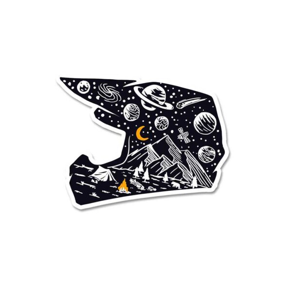 Midnight Hemet Sticker