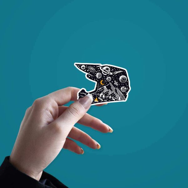 Midnight Hemet Sticker