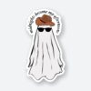 Midnights Become My Afternoon Ghost Sticker