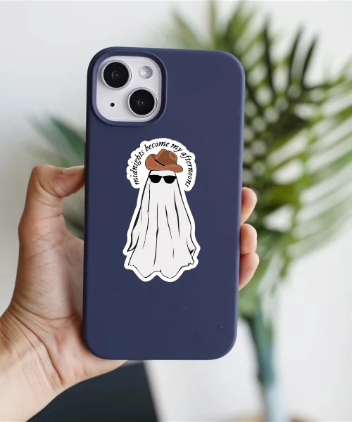 Midnights Become My Afternoon Ghost Sticker