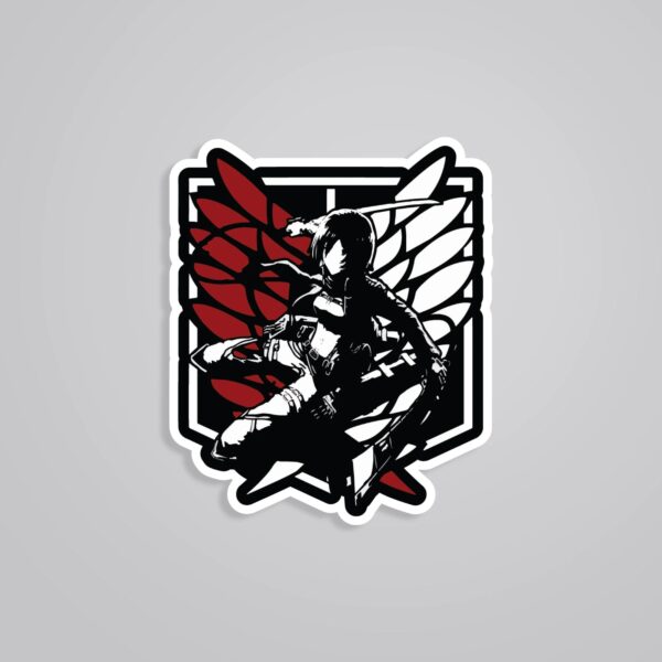 Mikasa Ackerman Aot Anime Stickers_1 Mikasa Ackerman Aot Anime Stickers