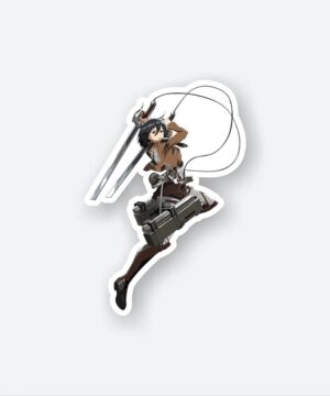 Mikasa Battle Mode Sticker Mikasa Battle Mode Sticker