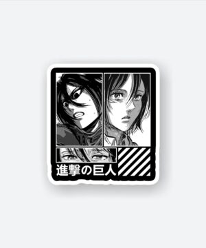 Mikasa Manga Sticker Mikasa Manga Sticker