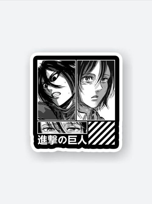Mikasa Manga Sticker