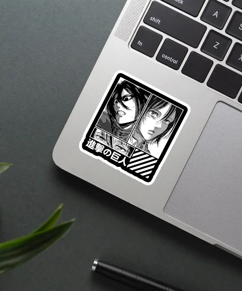 Mikasa manga sticker_2 Mikasa Manga Sticker