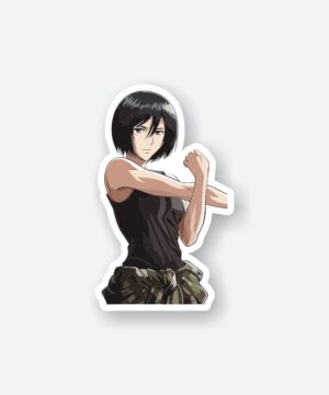 Mikasa Training Outfit Sticker Mikasa Training Outfit Sticker