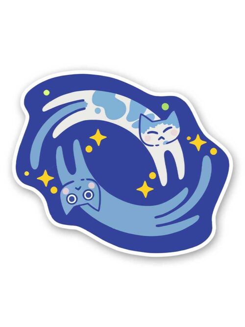 Milky Way Meow Sticker