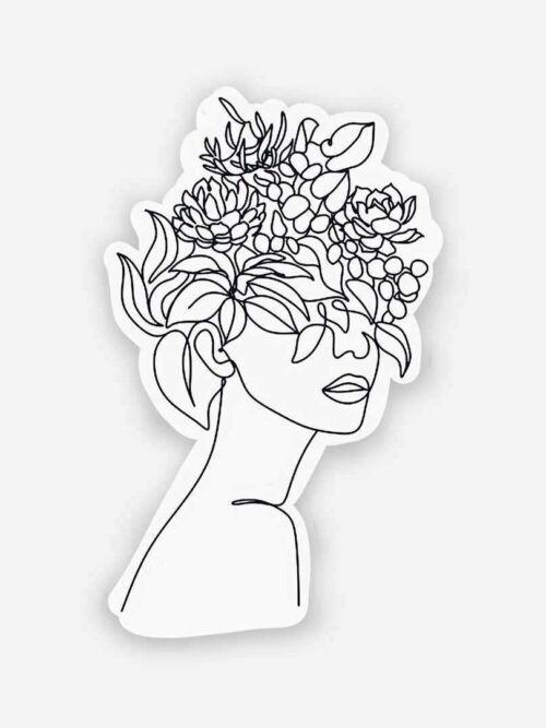 Mind Like A Flower Sticker