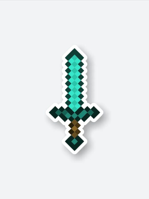 Minecraft Sword Sticker