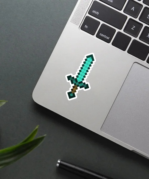 Minecraft Sword Sticker