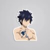 Minimalist Gray Fullbuster Anime Stickers