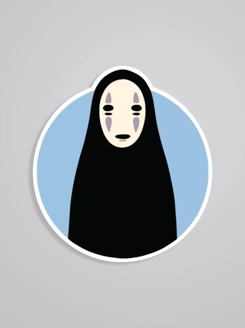 Minimalist No Face Anime Stickers