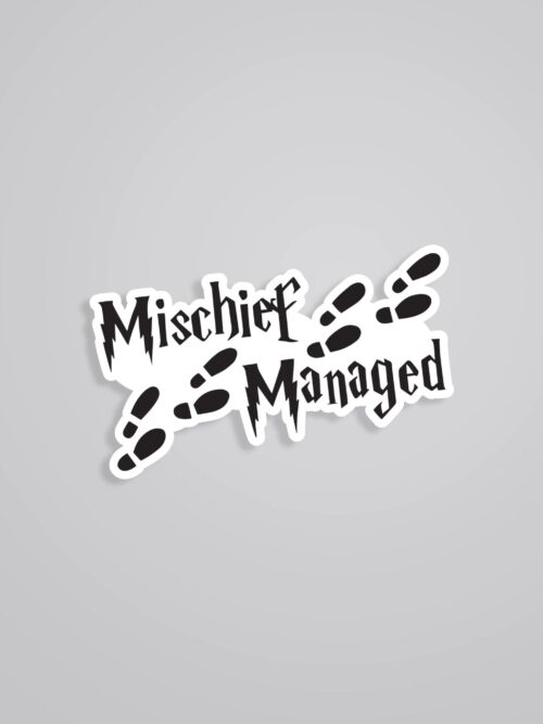 Mischief Managed Movies Stickers