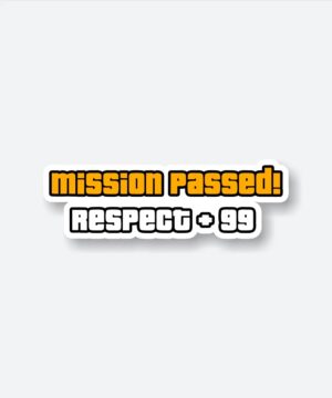 Mission Passed Sticker