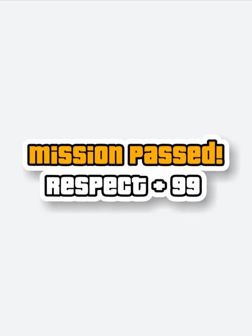 Mission Passed Sticker