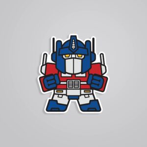 Mitesized Optimus Prime Movies Stickers