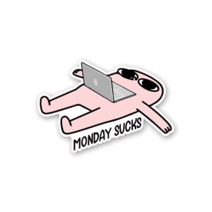 Monday Sucks Sticker Monday Sucks Sticker