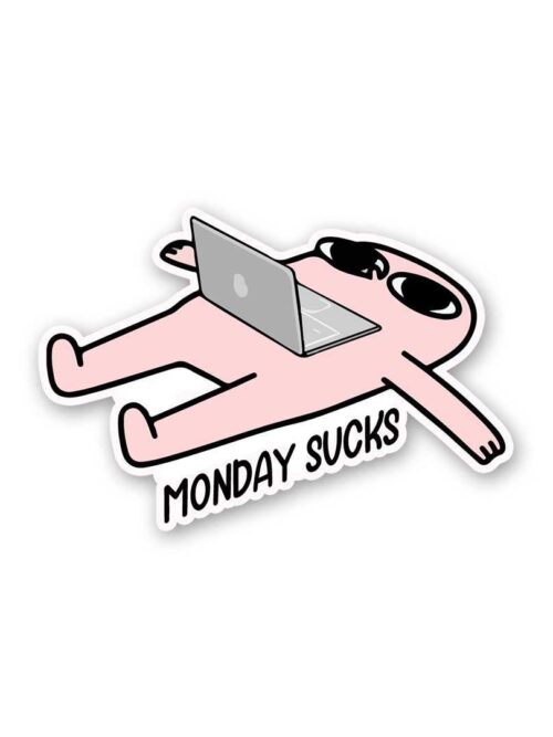 Monday Sucks Sticker