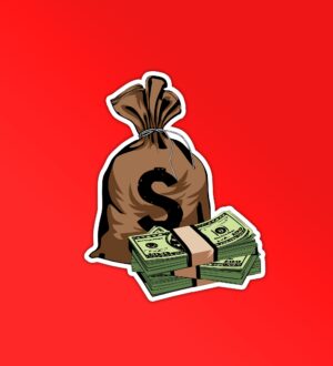 Money Bag Sticker