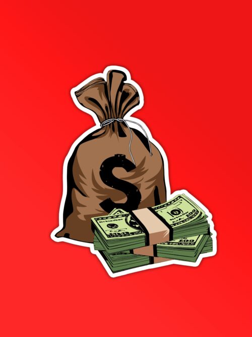 Money Bag Sticker