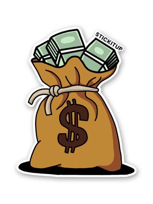 Money Bag Sticker