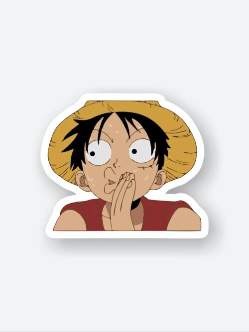 Monkey D Luffy Stressed Sticker