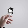 Monochrome Tanjiro Anime Stickers