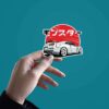 Monster Car Sticker