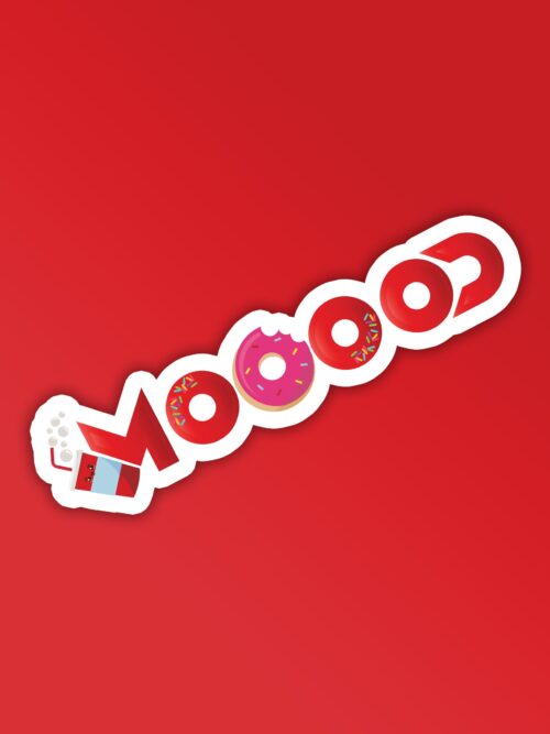Mood For Food Laptop Mobile Stickers