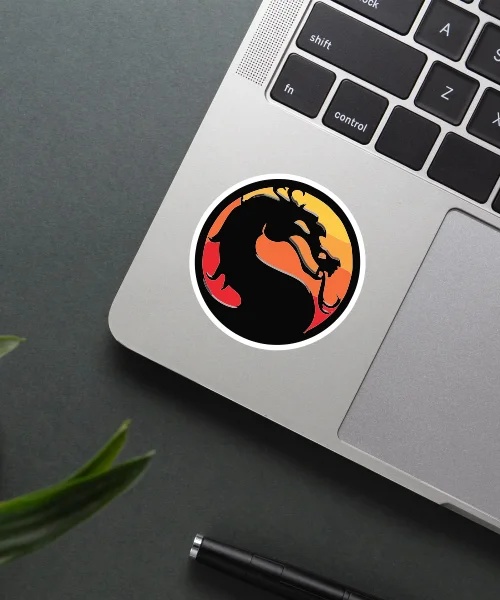 Mortal Kombat Dragon Sticker Mortal Kombat Dragon Sticker