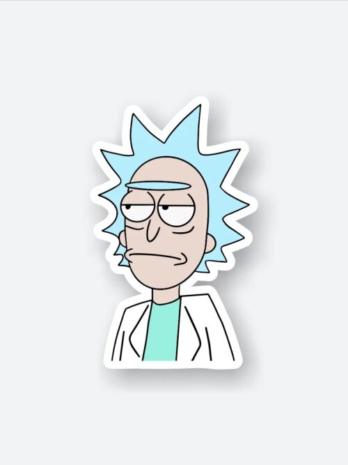 Morty Skeptic Look Sticker
