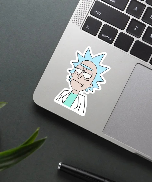 Morty Skeptic Look Sticker
