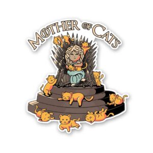 Mother Of Cats Sticker Mother Of Cats Sticker
