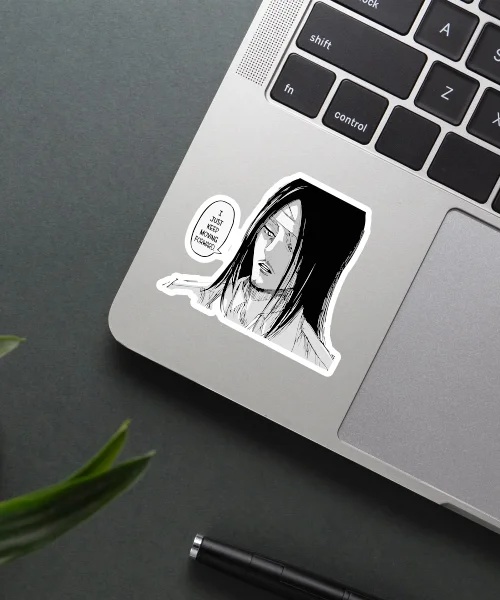 Motivated Eren Sticker Motivated Eren Sticker
