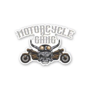 Motorcycle Gang Sticker Motorcycle Gang Sticker