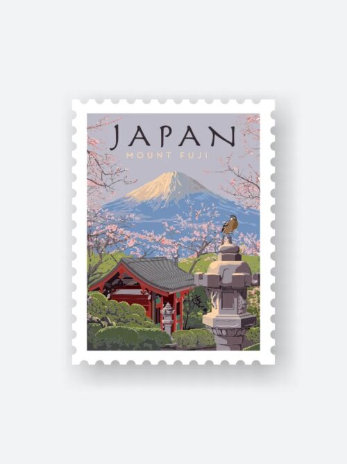 Mount Fuji Japan Sticker