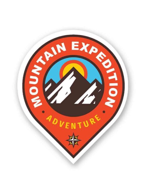 Mountain Expedition Sticker