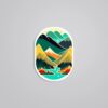 Mountains Travels Stickers