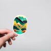 Mountains Travels Stickers