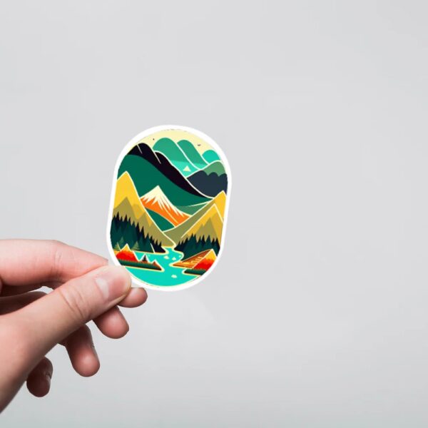 Mountains Travels Stickers