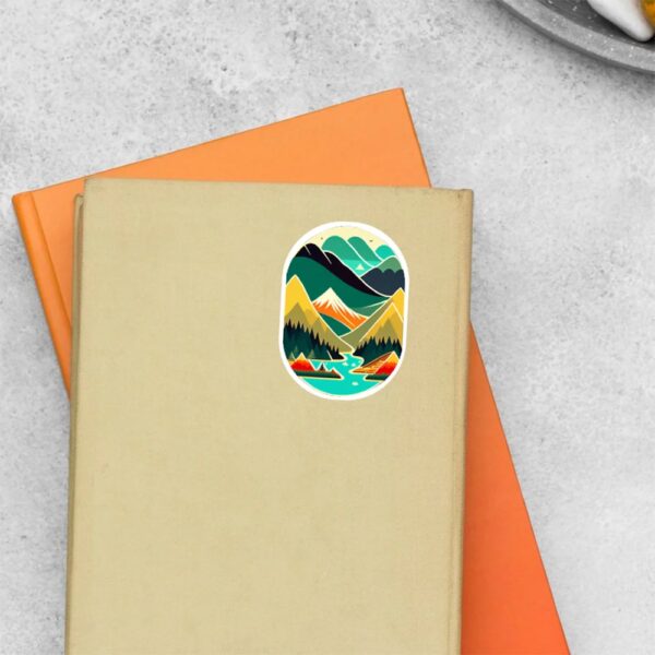 Mountains Travels Stickers