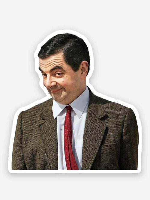 Mr Bean Meme Face Sticker