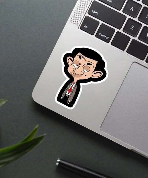 Mr. Bean Annoyed Sticker Mr. Bean Annoyed Sticker