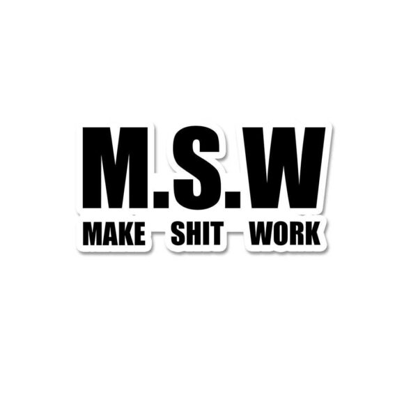 Msw Sticker
