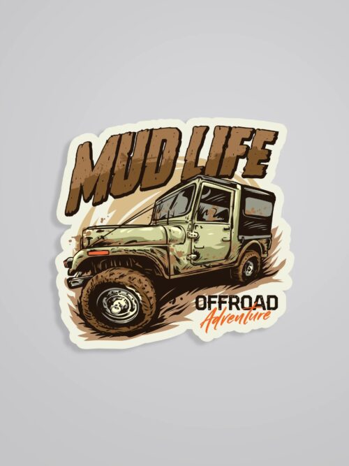Mud Life Travels Stickers