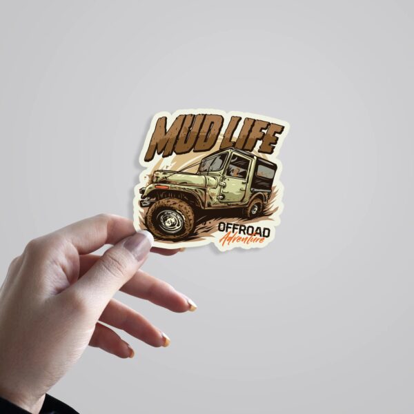 Mud Life Travels Stickers