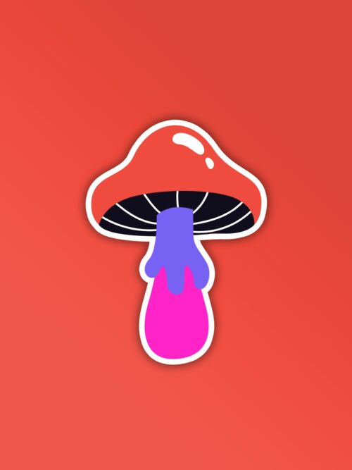 Mushroom Sticker