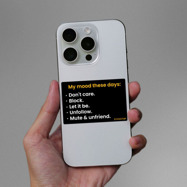 My Mood These Day Sticker